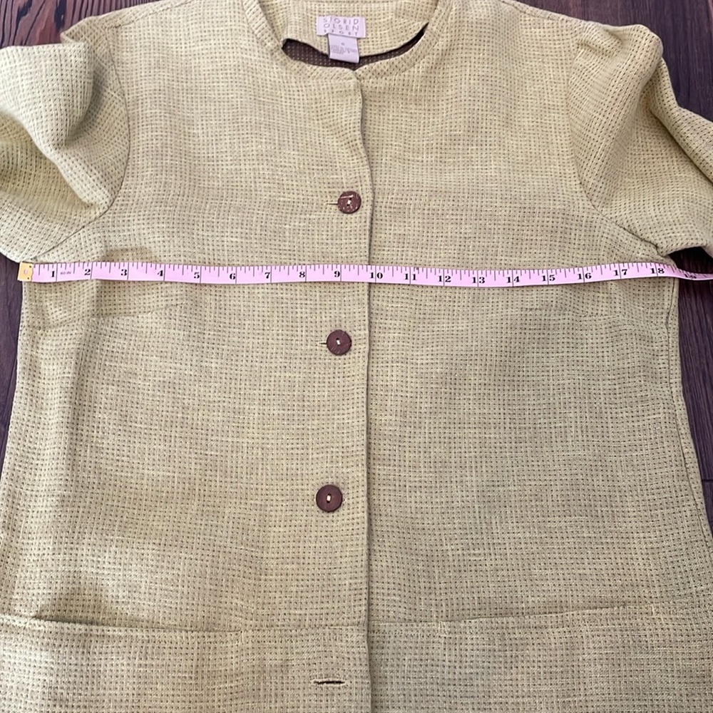 Sigrid Olsen Sport Linen Cotton Jacket - Picture 7 of 9